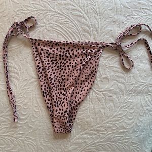 Blush & Black bikini bottoms